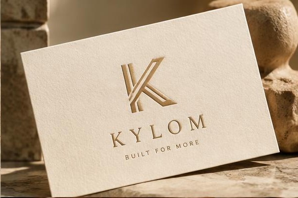 Embossed exclusive logo on fine paper